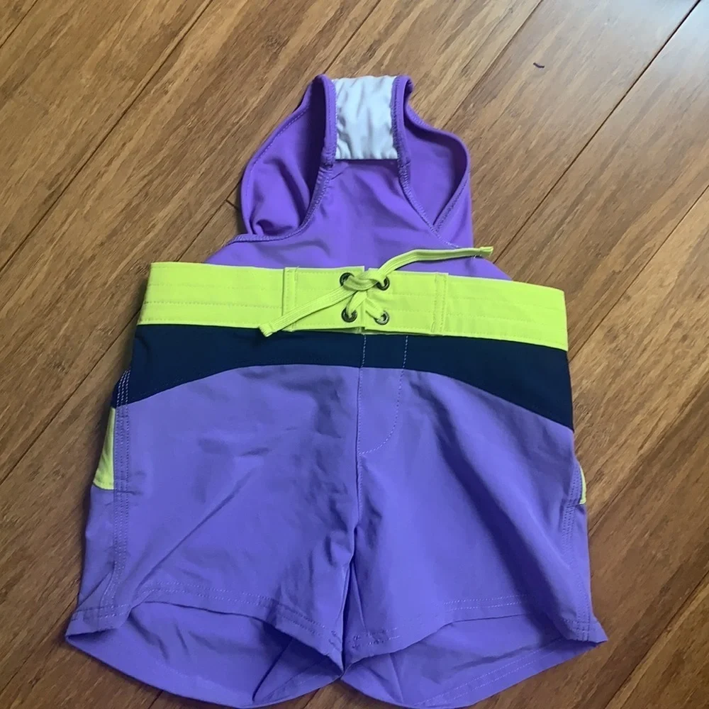 NEW LANDS END Girls Quick Dry Swim Shorts sz 12